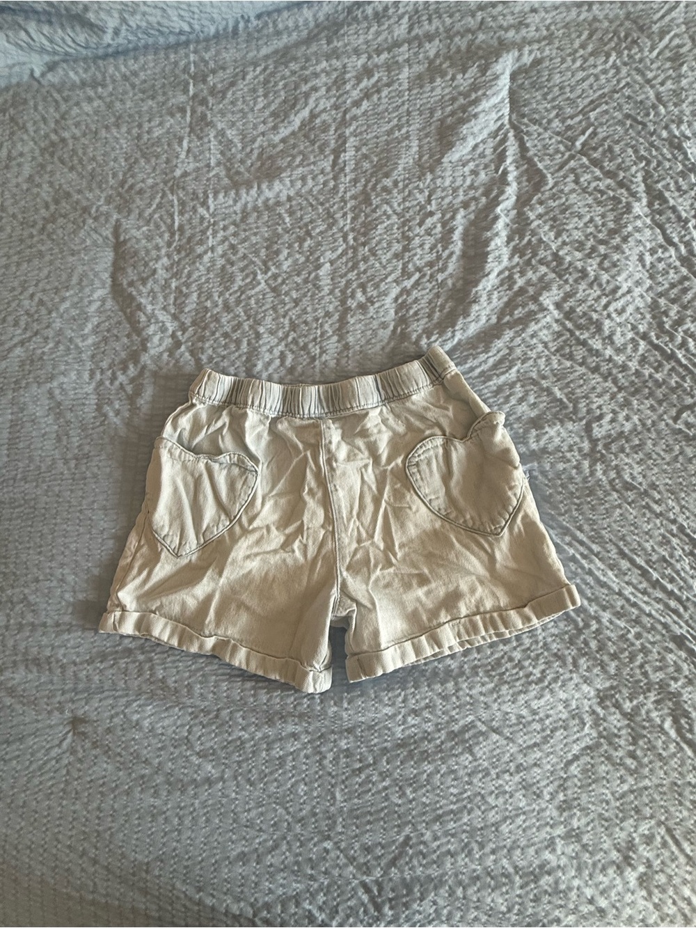 Youth Girls’ Garanimals Blue Jean Heart-Pocket Kids Shorts Size 10